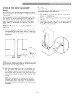 Предварительный просмотр 17 страницы Kenmore Elite 795.7132 Series Use & Care Manual