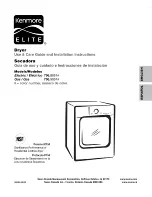 Предварительный просмотр 1 страницы Kenmore ELITE 796.8051 Use And Care Manual