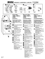 Kenmore Elite CALYPSO 24082 Owner'S Manual предпросмотр