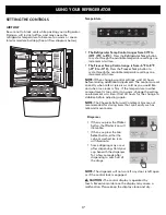 Предварительный просмотр 17 страницы Kenmore Elite Grab-N-Go 795.7206 Series Use & Care Manual