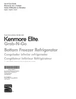 Kenmore Elite Grab-N-Go 795.7403 series Use & Care Manual предпросмотр