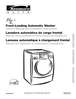 Kenmore elite he3 Owner'S Manual And Installation Instructions preview