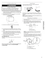 Предварительный просмотр 11 страницы Kenmore ELITE HE4 110.9586 Series Use & Care Manual