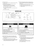 Предварительный просмотр 14 страницы Kenmore ELITE HE4 110.9586 Series Use & Care Manual