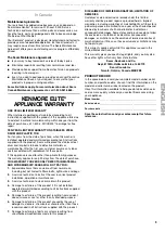 Preview for 3 page of Kenmore Elite Oasis HE 110.2706 Series Use And Care Manual