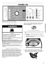 Предварительный просмотр 13 страницы Kenmore Elite Oasis HE 110.2706 Series Use And Care Manual