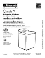 Предварительный просмотр 1 страницы Kenmore Elite Oasis HT 110.2808 Series Use & Care Manual