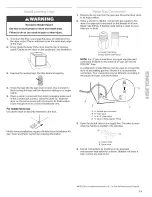 Предварительный просмотр 11 страницы Kenmore Elite Sensor Smart 110.7506 Series Use & Care Manual