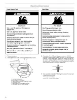 Предварительный просмотр 8 страницы Kenmore Elite SENSOR SMART 110 Use & Care Manual