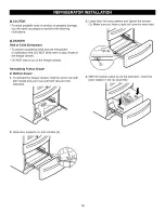 Предварительный просмотр 16 страницы Kenmore Elite Trio 795.7977 Series Use And Care Manual