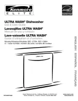 Предварительный просмотр 1 страницы Kenmore Elite Ultra Wash 665.1378 Series Use & Care Manual