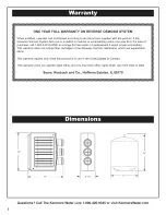 Предварительный просмотр 2 страницы Kenmore Elite ULTRAFILTER 650 625.38556 Owner'S Manual