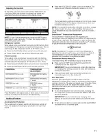 Preview for 11 page of Kenmore ELITE W10215709A Use & Care Manual