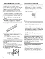 Preview for 14 page of Kenmore ELITE W10215709A Use & Care Manual