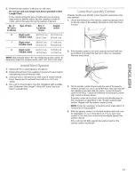 Preview for 17 page of Kenmore Extra Large Capacity Plus LAUN Use And Care Manual