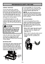 Preview for 16 page of Kenmore FeatherLite Lift-Up DU4080 Use & Care Manual