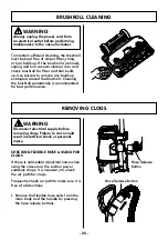 Preview for 22 page of Kenmore FeatherLite Lift-Up DU4080 Use & Care Manual