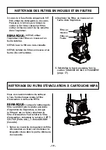 Preview for 69 page of Kenmore FeatherLite Lift-Up DU4080 Use & Care Manual