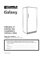 Preview for 13 page of Kenmore Galaxy Top mount Use And Care Manual