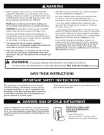 Preview for 6 page of Kenmore Grab-N-Go 795.7033 Series Use & Care Manual