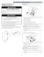 Preview for 13 page of Kenmore Grab-N-Go 795.7033 Series Use & Care Manual