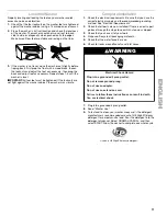 Preview for 11 page of Kenmore HE2 Plus 110.4751 Series Use And Care Manual