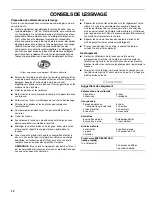 Preview for 72 page of Kenmore HE2 Plus 110.4751 Series Use And Care Manual