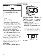 Предварительный просмотр 6 страницы Kenmore HE3 Steam 110.C8674 series Use & Care Manual