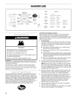 Preview for 12 page of Kenmore HE4t 110.4508 Owner'S Manual And Installation Instructions