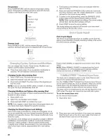 Preview for 20 page of Kenmore HE5 Gas dryer with Steamcare 110.9770 Use And Care Manual