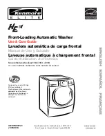 Kenmore HE5t Use And Care Manual preview