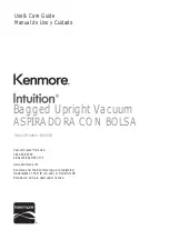 Kenmore Intuition BU4018 Use & Care Manual preview