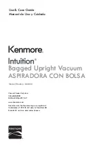 Kenmore Intuition BU4021 Use & Care Manual preview