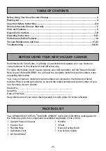 Preview for 2 page of Kenmore Intuition BU4021 Use & Care Manual