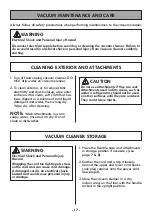 Preview for 17 page of Kenmore Intuition BU4021 Use & Care Manual