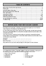 Preview for 2 page of Kenmore Intuition BU4022 Use & Care Manual