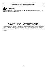 Preview for 4 page of Kenmore Intuition BU4022 Use & Care Manual