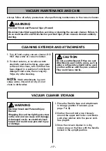 Preview for 17 page of Kenmore Intuition BU4022 Use & Care Manual