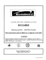 Preview for 1 page of Kenmore K90-100 Installation Instructions Manual