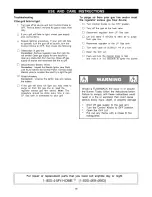 Preview for 19 page of Kenmore Kenmore 141.16671 Operator'S Manual