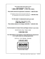 Preview for 83 page of Kenmore Kenmore 385.12618 Owner'S Manual