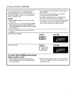 Preview for 31 page of Kenmore Kenmore 665.60612 Use & Care Manual