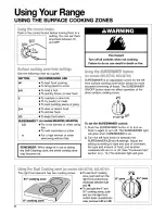 Предварительный просмотр 8 страницы Kenmore Kenmore 665.95781 Use & Care Manual