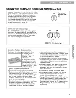 Предварительный просмотр 9 страницы Kenmore Kenmore 665.95781 Use & Care Manual