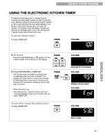 Предварительный просмотр 17 страницы Kenmore Kenmore 665.95781 Use & Care Manual