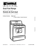 Kenmore Kenmore 790.7938 Use & Care Manual preview