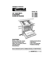 Kenmore Kenmore 911.36655 Owner'S Manual preview