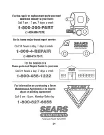 Предварительный просмотр 24 страницы Kenmore KENMORE 911.41369 Owner'S Manual