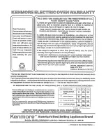 Предварительный просмотр 25 страницы Kenmore KENMORE 911.41369 Owner'S Manual