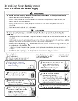 Предварительный просмотр 10 страницы Kenmore Kenmore Bottom-Mount Refrigerator Use & Care Manual